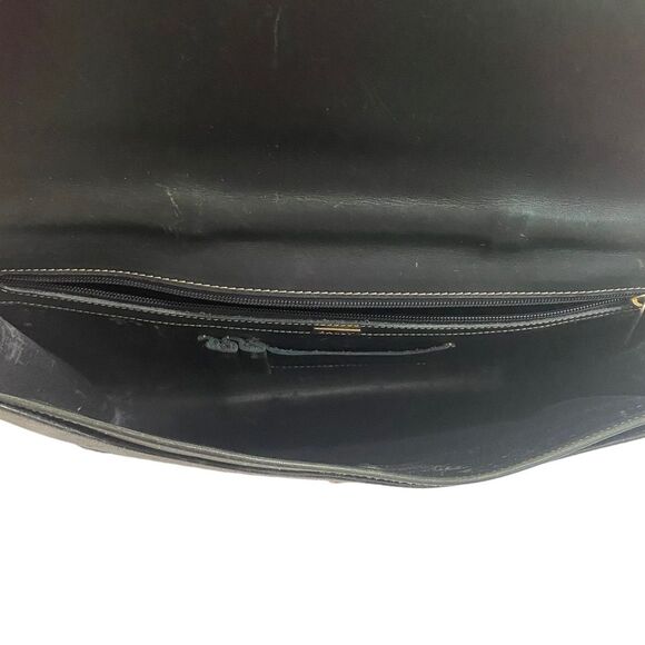 VINTAGE BALLY PATENT LEATHER Green Briefcase - Business Casual  - UNISEX - work - Picture 14 of 14